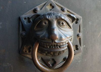 Ferienwohnung Kunstscheune Tür